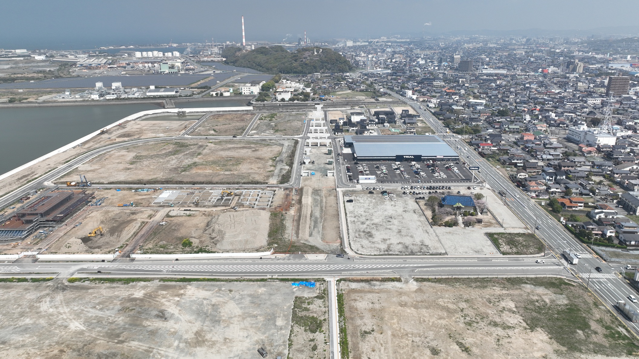 荒尾競馬場跡地付近 遠景