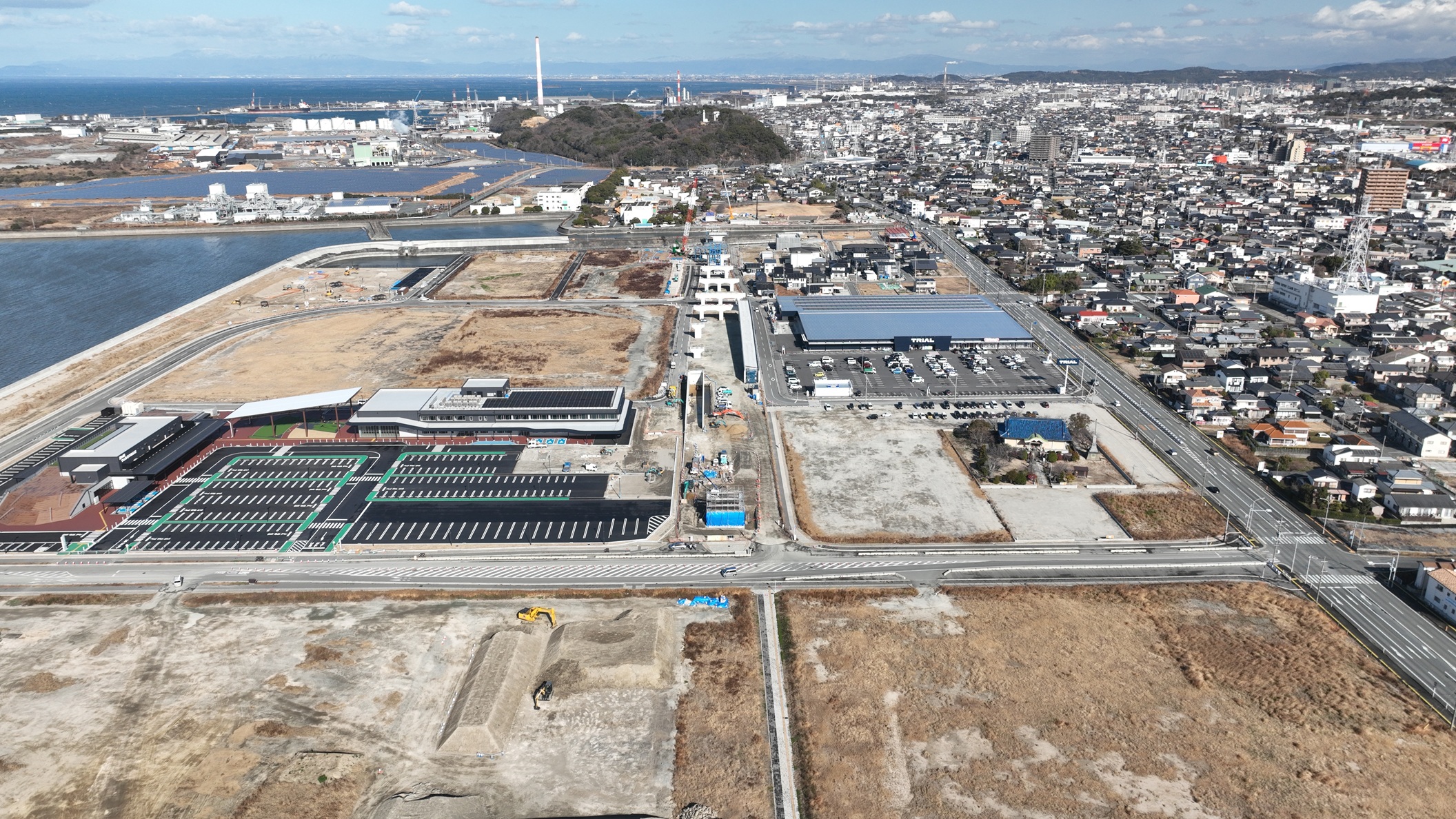 荒尾競馬場跡地付近 遠景