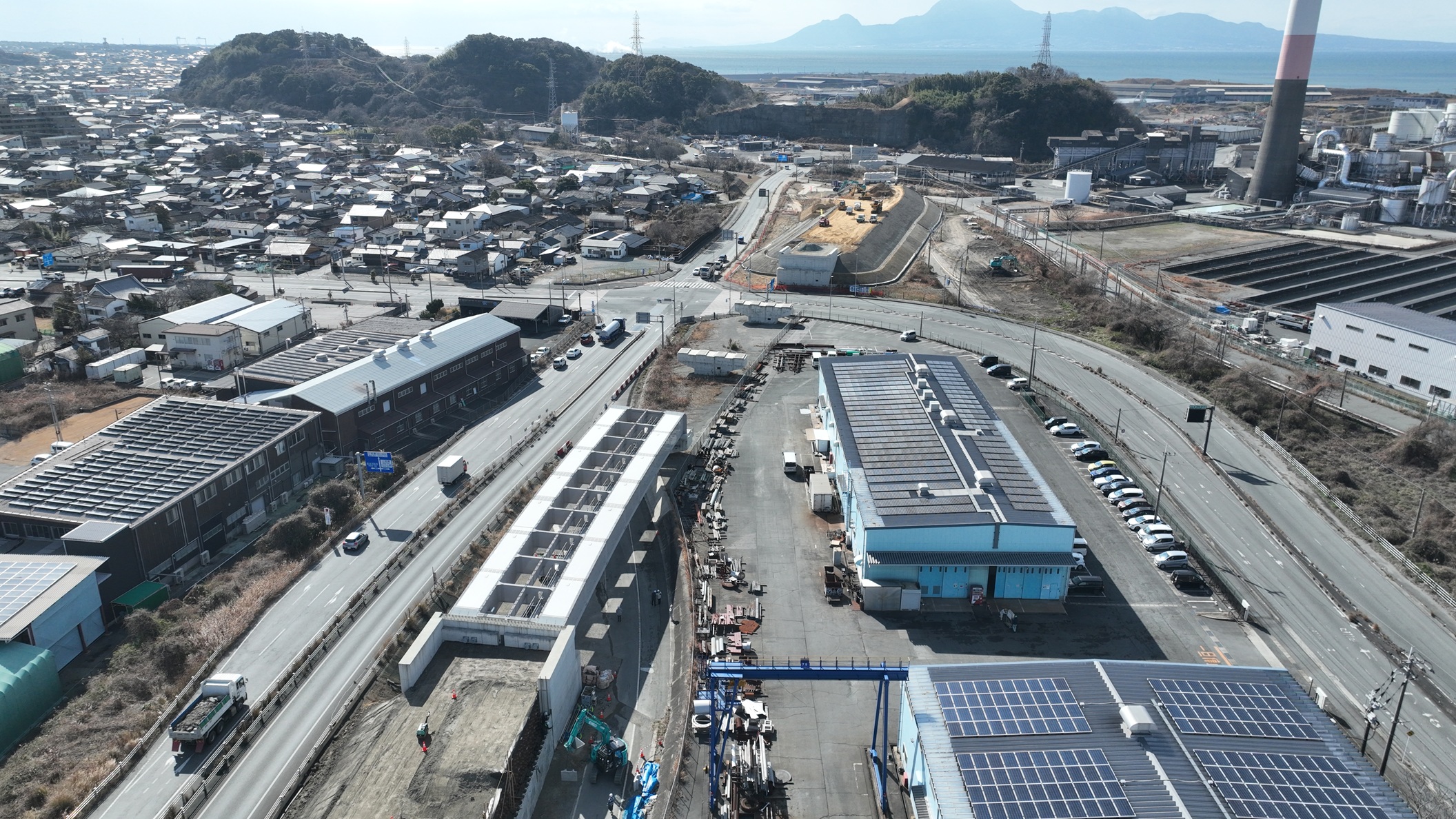 三池港IC付近 遠景