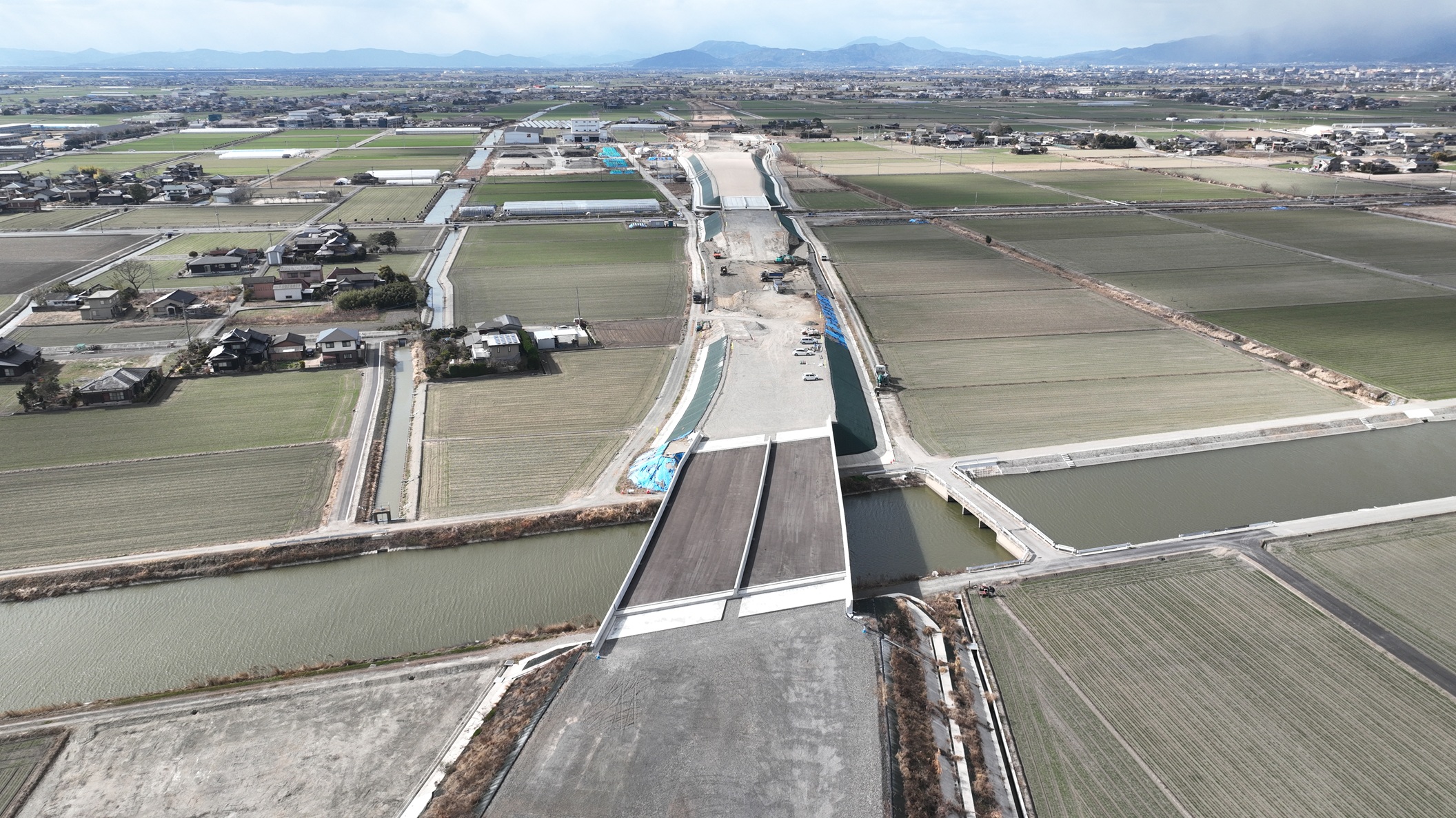 川副IC(仮称)付近 遠景