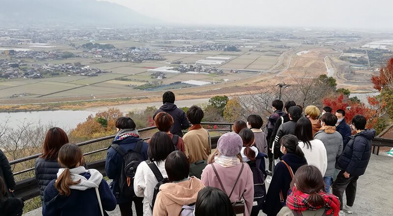 筑後川フィールドワーク　令和２年１２月１３日（日）-原鶴地区