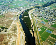 中ノ島公園・船小屋橋付近