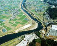 千間土居公園・白木川合流付近