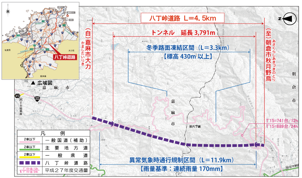 八丁峠道路