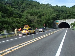 故障車の後方支援状況