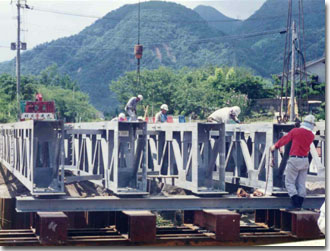 道路応急組立橋