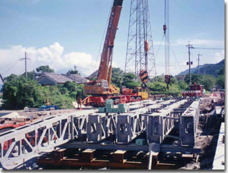 道路応急組立橋