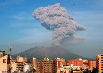 桜島の噴火（2009.10.3）