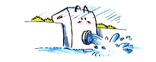放水路の絵