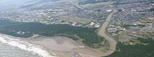 石崎浜地区 航空写真