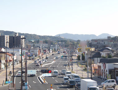 国道34号(長崎県大村市水主町玖島)整備後