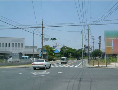 国道209号（福岡県みやま市瀬高町）整備前