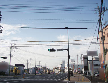 国道34号（長崎県大村市水主町～玖島）整備前