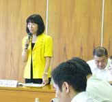 ▼活発な意見が交換された道守柳川ネットワーク会議
