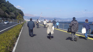 風は少し冷たかったけど、快晴でした。