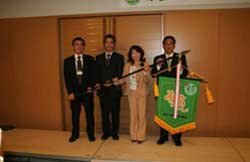 昨年のみちづくしで福岡から鹿児島に引き継ぎ