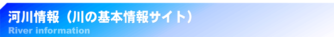 河川情報(川の基本情報サイト)