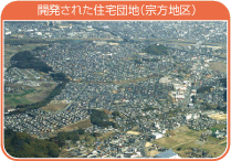 新規開発された住宅地