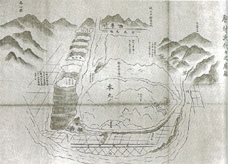 高山城の図