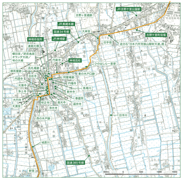 宿場町ＭＡＰ（神埼宿）