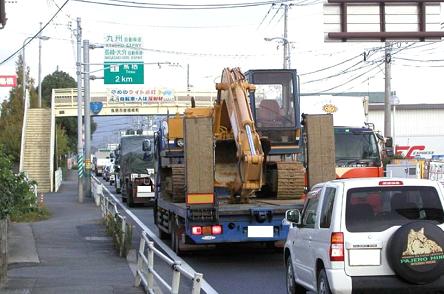 現地状況(曽根崎交差点付近)【写真①】