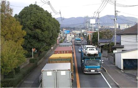 現地状況(曽根崎交差点付近)【写真②】