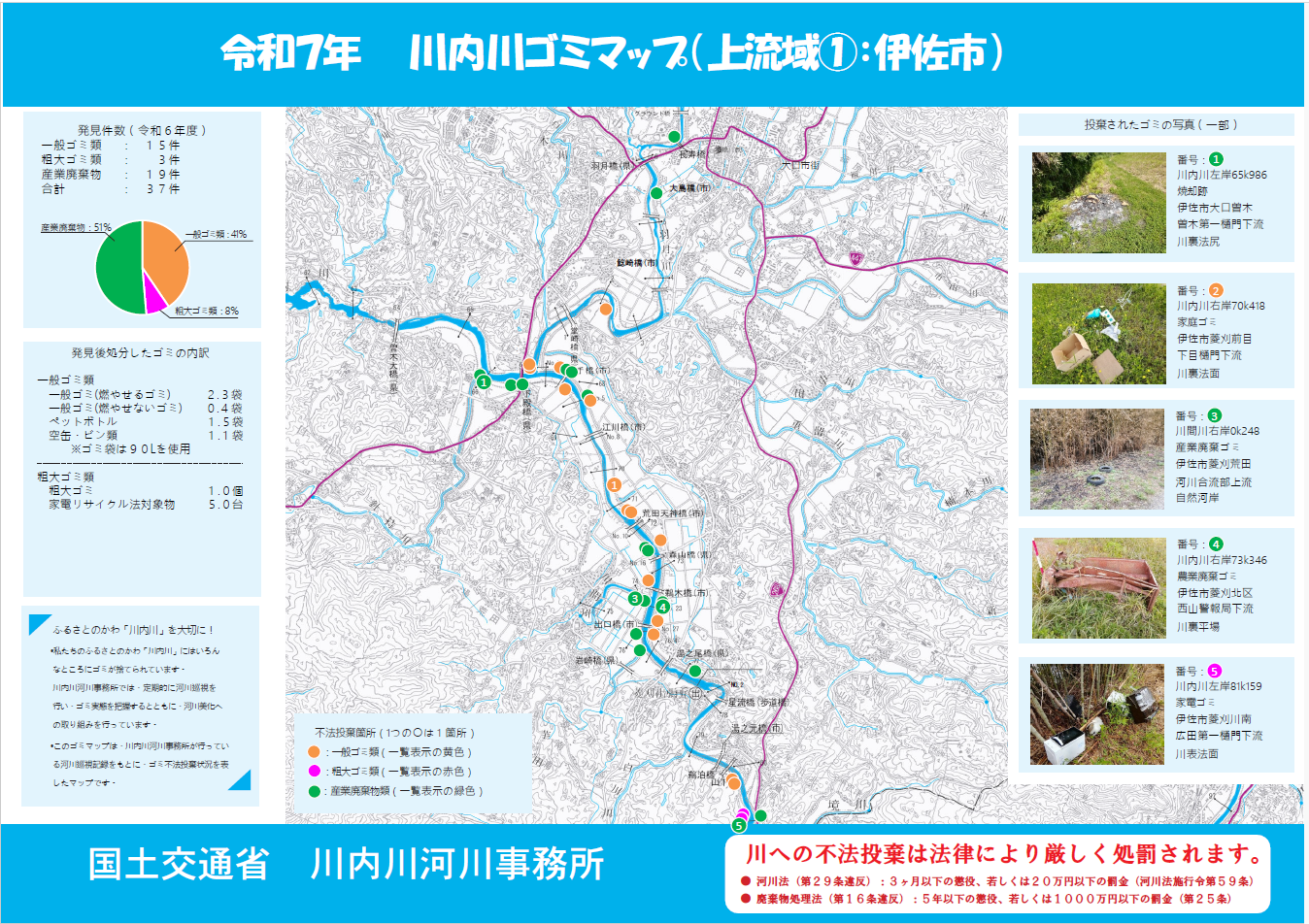 上流域ゴミマップサムネイル