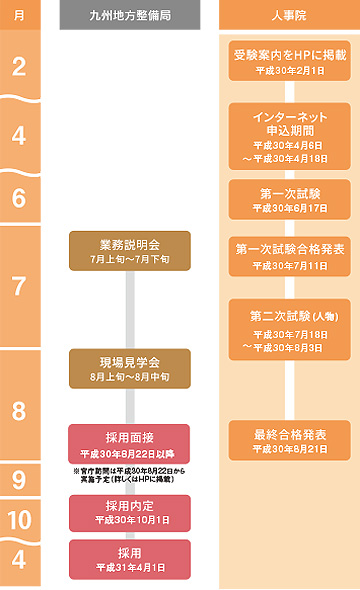 試験採用スケジュール