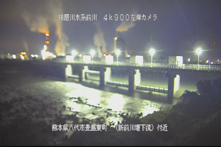 八代市　新前川堰下流