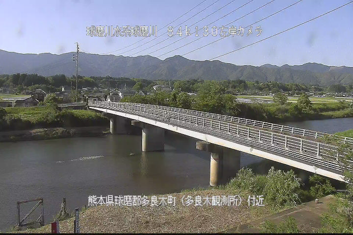 球磨川［多良木町 多良木観測所］氾濫洪水 ライブカメラ