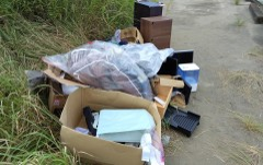 家庭ゴミの野焼き