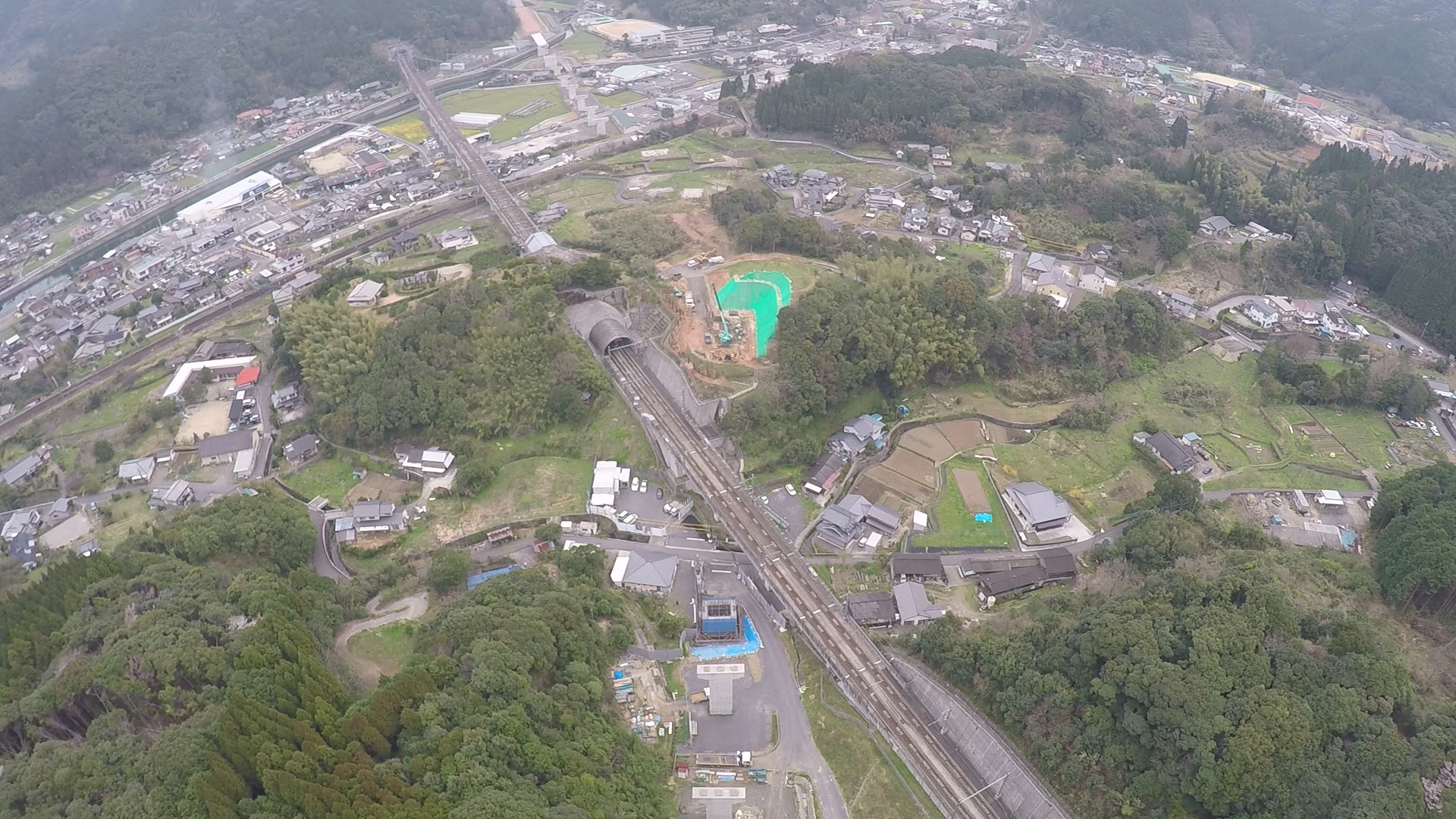 【８】桜戸橋南側より津奈木IC方面を望む　写真