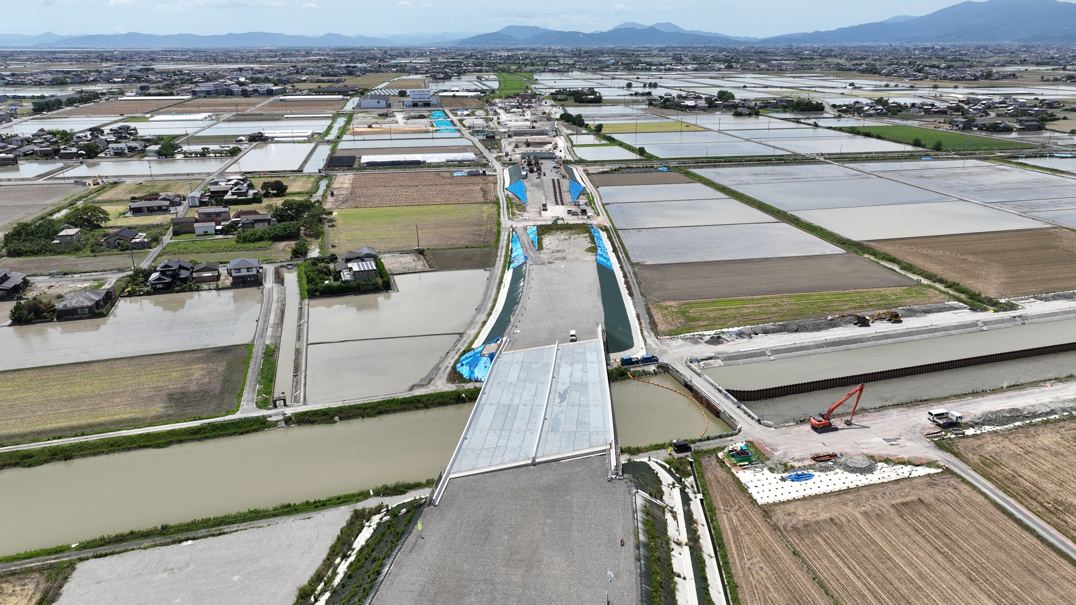 川副IC(仮称)付近 遠景