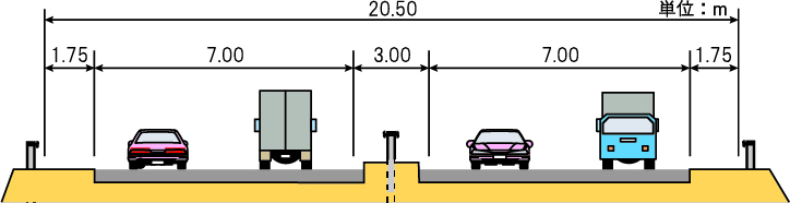 中九州横断道路 大津熊本道路(合志～熊本)