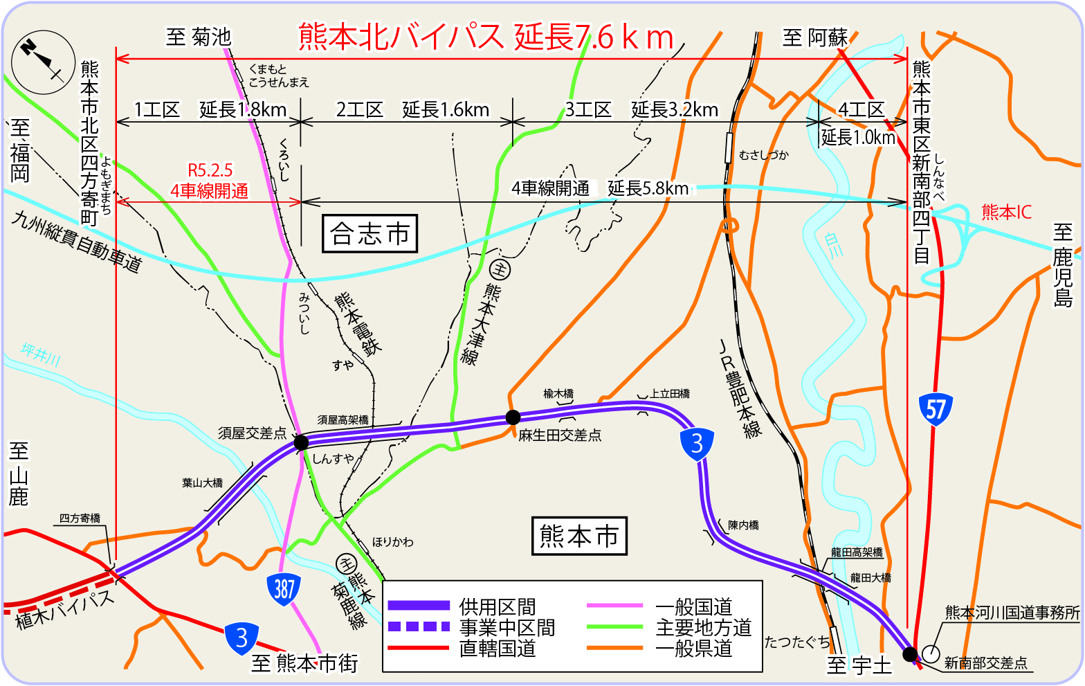 熊本北バイパス