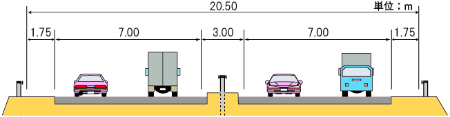 中九州横断道路 大津熊本道路(合志～熊本)