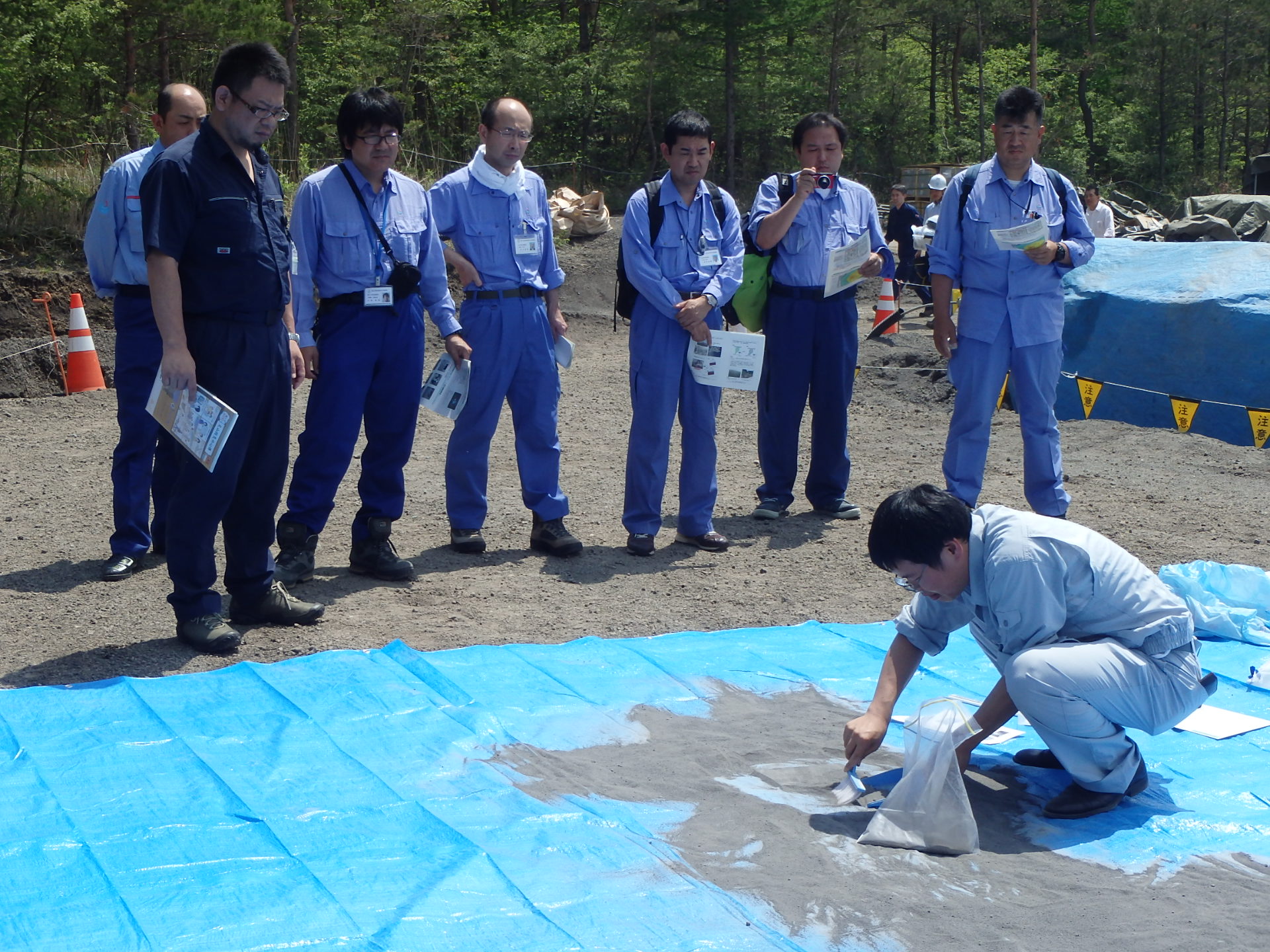 河道閉塞計測演習