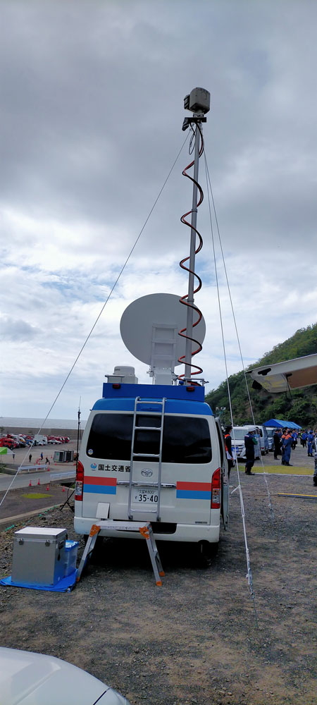 衛星通信車_長崎県防災訓練（エリア1）_02