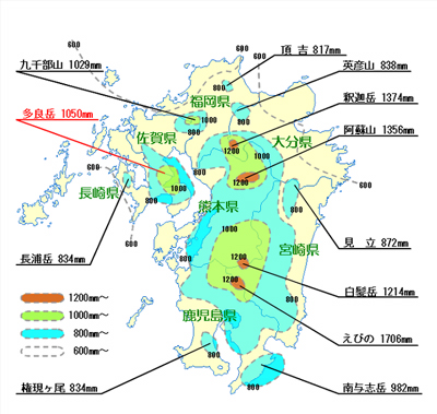 諫早の気象情報