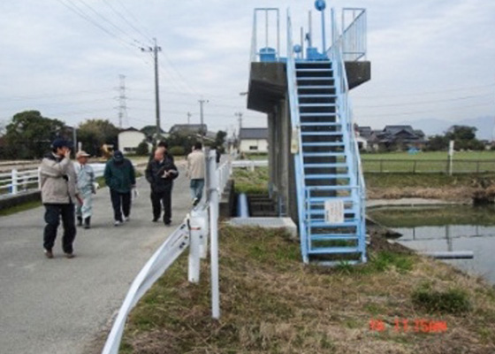 取水実態調査の状況写真1