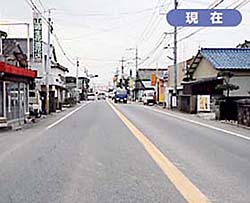 国道207号　佐賀市久保田（くぼた）町 徳万（とくまん）　現在