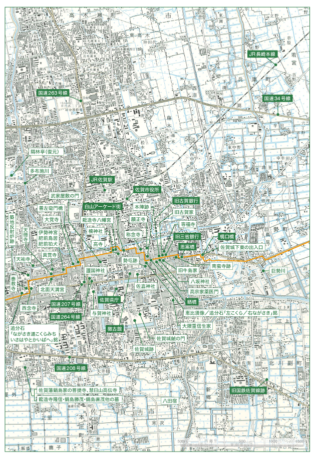 宿場町ＭＡＰ（佐賀城下1）