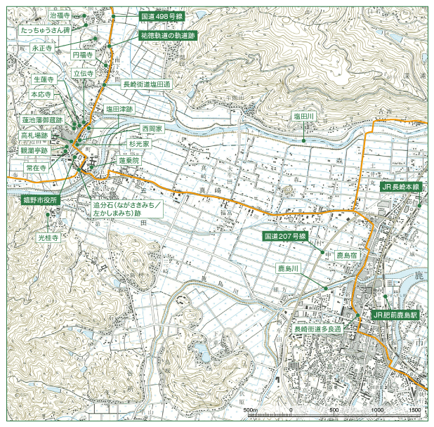 宿場町MAP（塩田宿1）