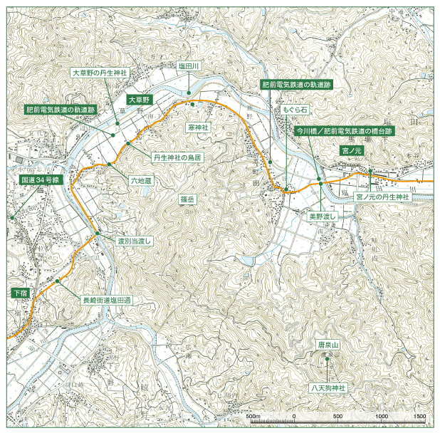 宿場町MAP（塩田宿2）