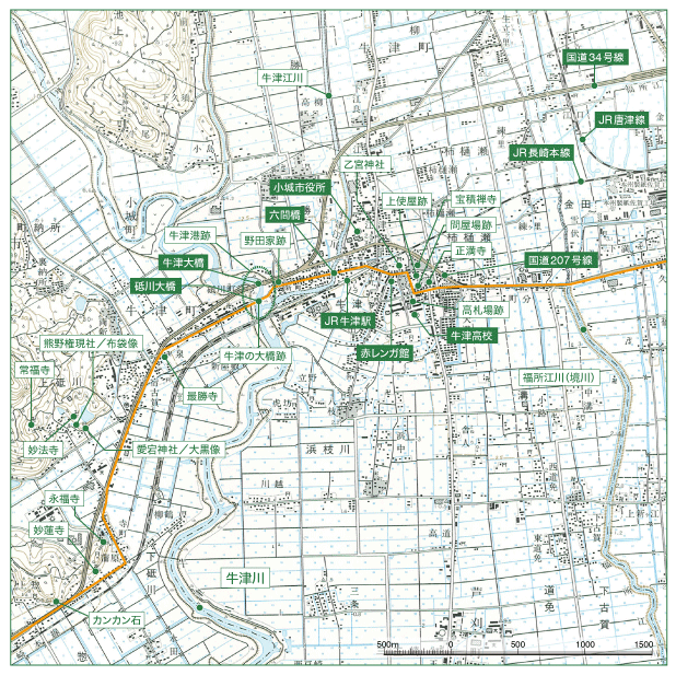 宿場町ＭＡＰ（牛津宿）