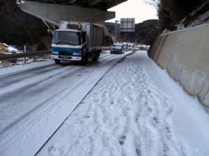 【クリックで拡大】国道２０３号（唐津市）＜H24.2.2＞