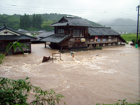 平成18年　湧水町中津川地区　被災写真