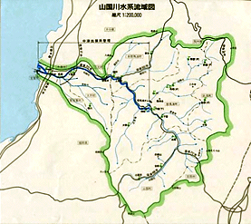 山国川水系地域図
