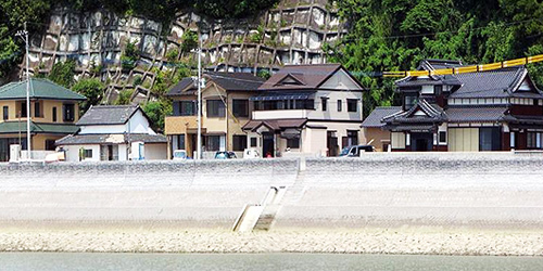 鼠蔵地区完成時の状況（八代市）