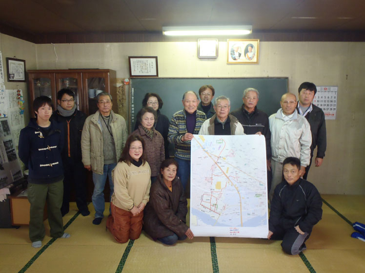 人吉市上薩摩瀬地区のマップ完成（平成24年12月）